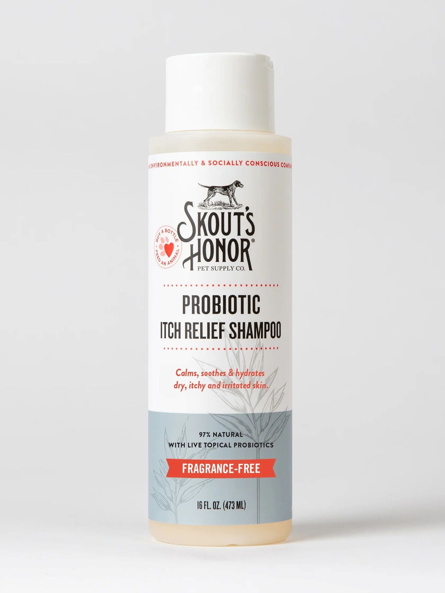 Skout's Honor Probiotic Itch Relief Shampoo, 16-Oz