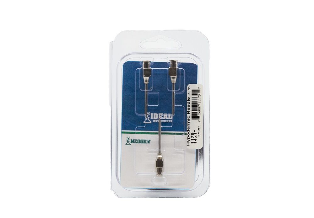 Ideal Instruments Premium Stainless Steel Needle, 14 Gauge X 1-In