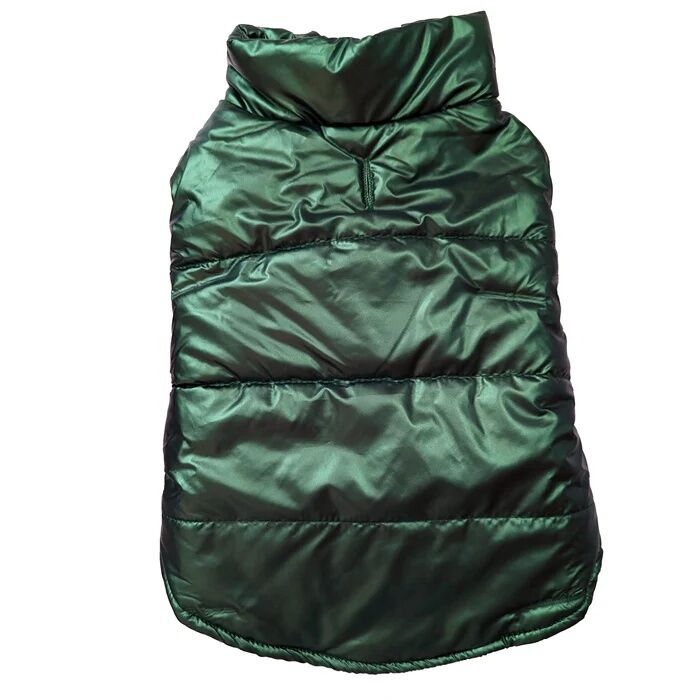 Ethical Pet Fashion Pet Extra Large Emerald Metallic Puffy Coat