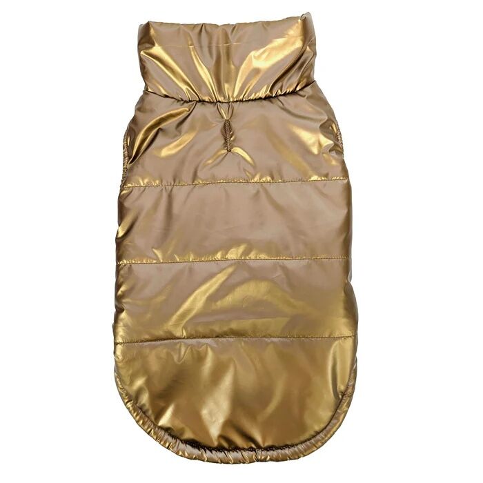 Ethical Pet Fashion Pet Medium Bronze Metallic Puffy Coat