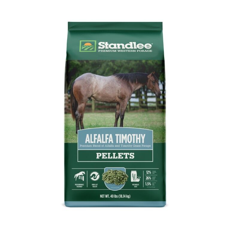 Standlee Premium Western Forage Alfalfa Timothy Hay Pellets, 40-Lb