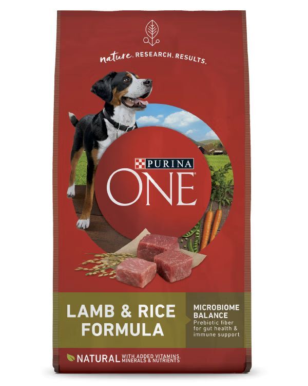 Purina ONE Lamb & Rice Formula Dry Dog Food, 31-Lb
