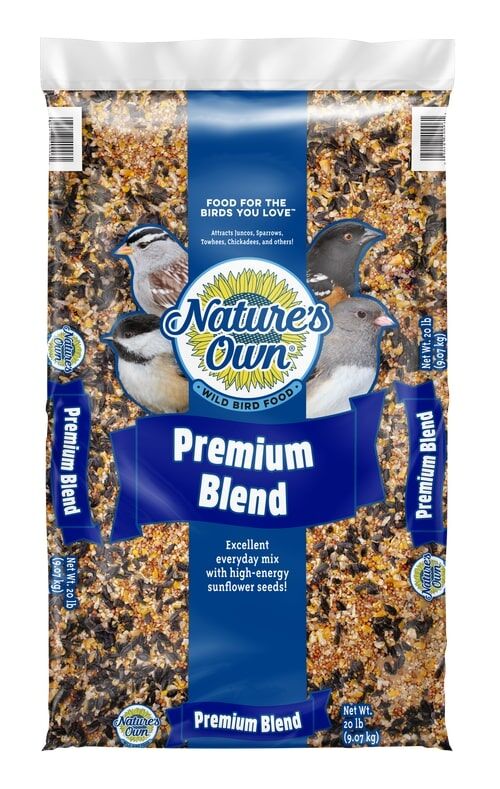 Nature's Own Premium Blend Bird Seed, 20-Lb
