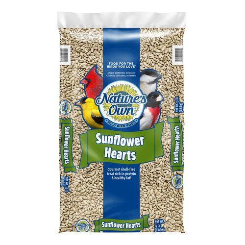 Nature's Own Sunflower Hearts Bird Seed, 15-Lb