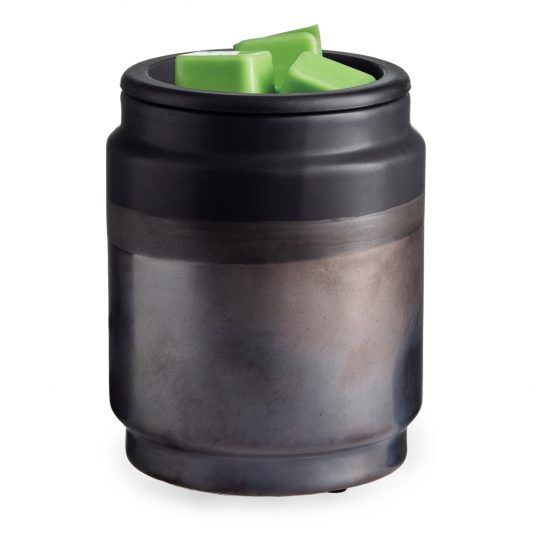 Candle Warmers Black Dipped Flip Dish Wax Warmer