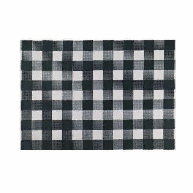 Evergreen Buffalo Checkered Layering Mat - Black