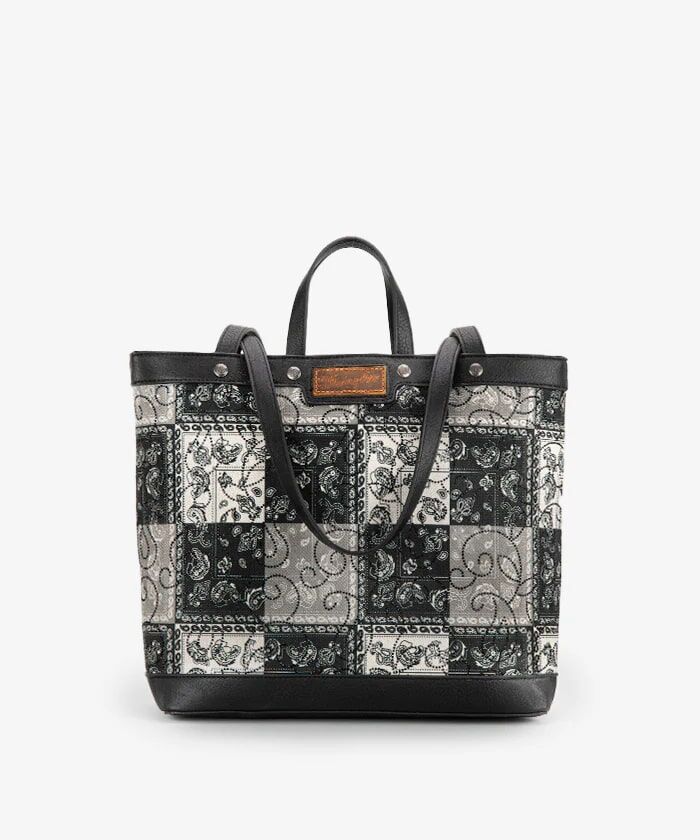 Montana West Wrangler Paisley Carry Tote Bag