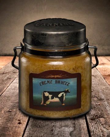 McCall's Candles Crème Brulee Classic Jar Candle, 16-Oz