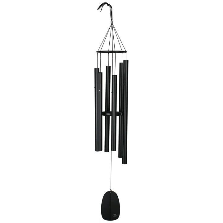 Woodstock Chimes Bells of Paradise Black, 44-In