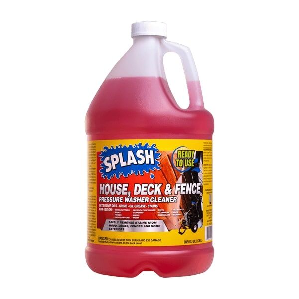 Splash House, Deck, & Fence Pressure Washer Cleaner, 1-Gal