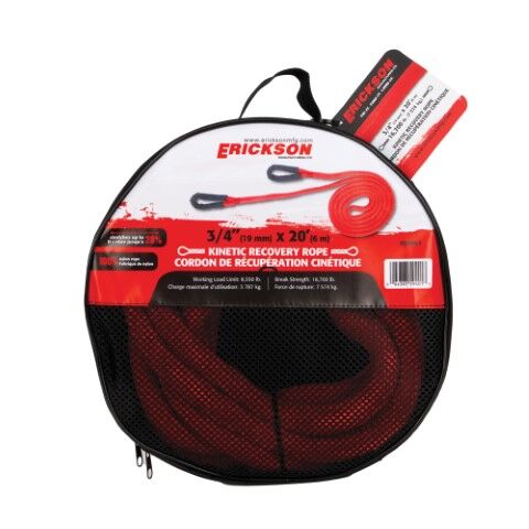 Erickson 16,700-Lb Kinetic Recovery Rope, 3/4-In X 20-Ft