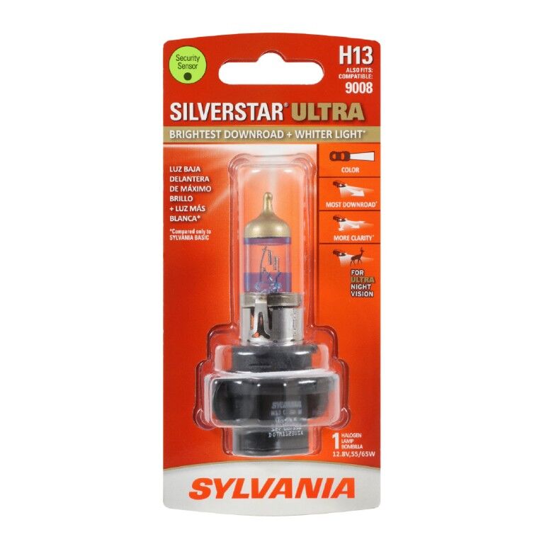 Sylvania SilverStar Ultra H13 Halogen Headlight Bulb