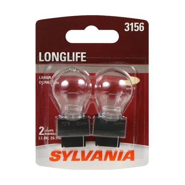 Sylvania 3156 Long Life Mini Bulb, 2-Pk