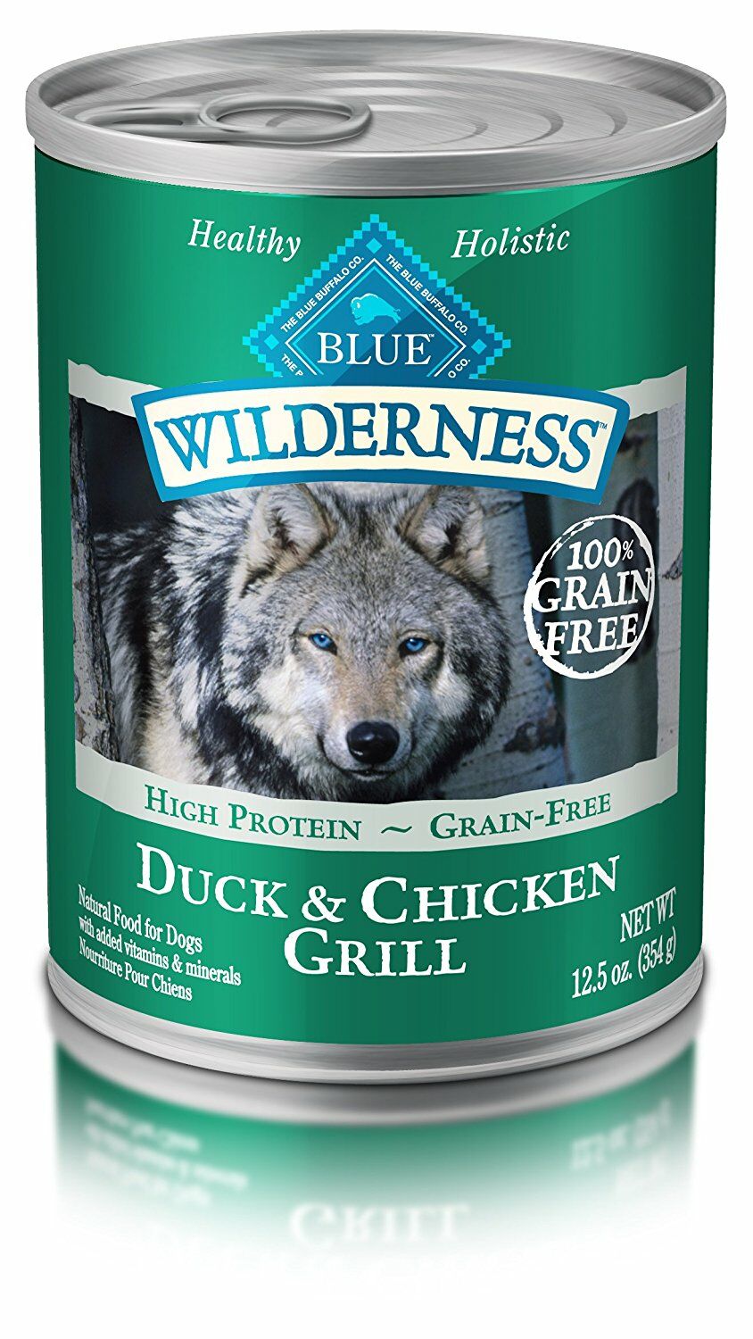 Blue Buffalo Wilderness Adult Dog Duck and Chicken Grill Dog Food, 12.5-Oz