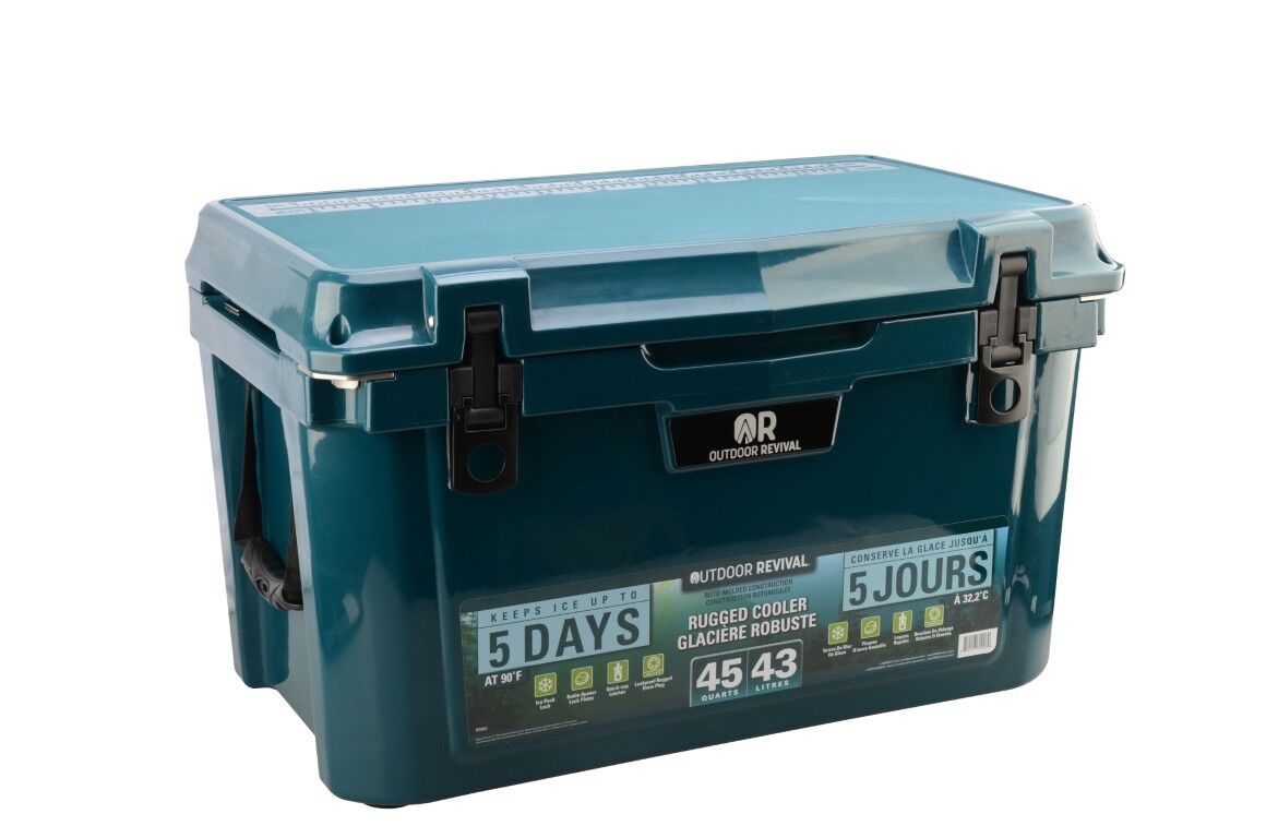 Outdoor Revival 45-Qt Cooler in Teal Blue