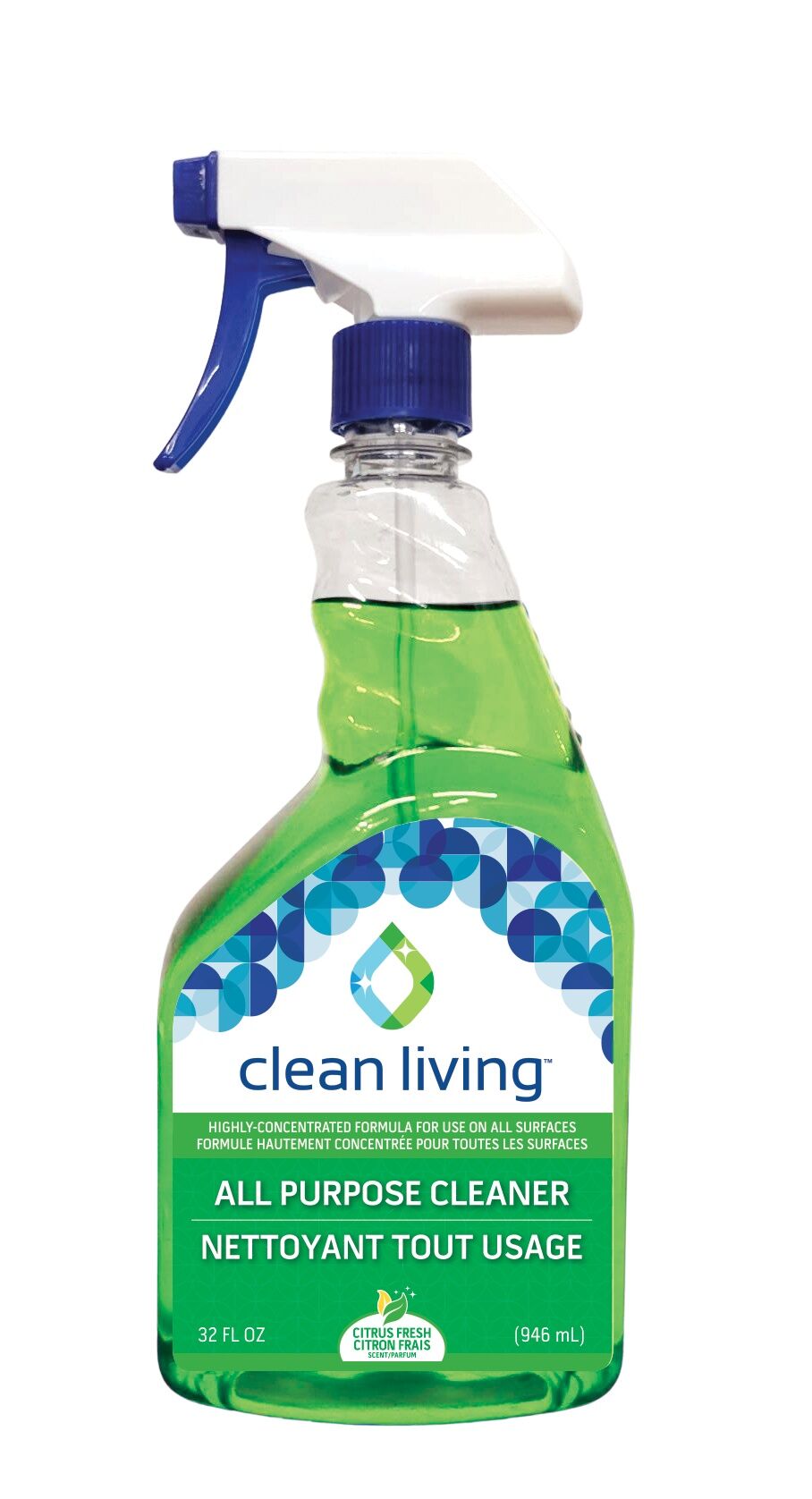Clean Living All Purpose Cleaner, 32-Oz