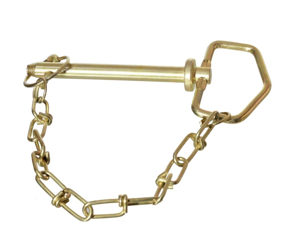 Harvest King Hitch Pin With Chain, 1/2-In X 4 1/4-In