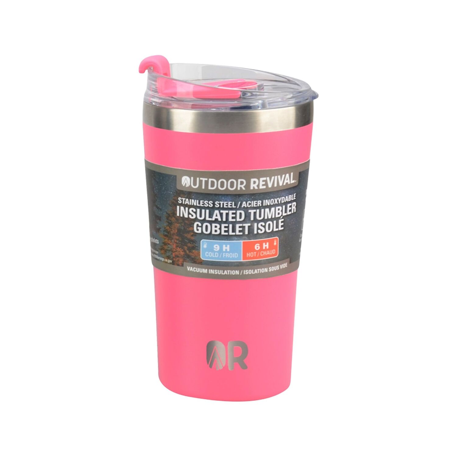 Outdoor Revival Stainless Steel Insulated Pink Tumbler, 20-Oz