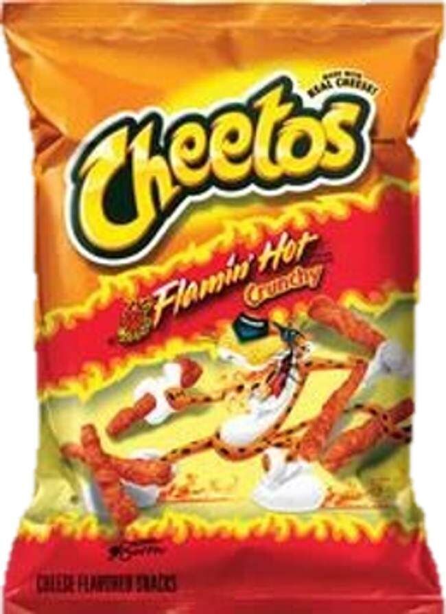 Cheetos Crunchy Flamin' Hot Cheese Flavored Snacks, 2.75-Oz
