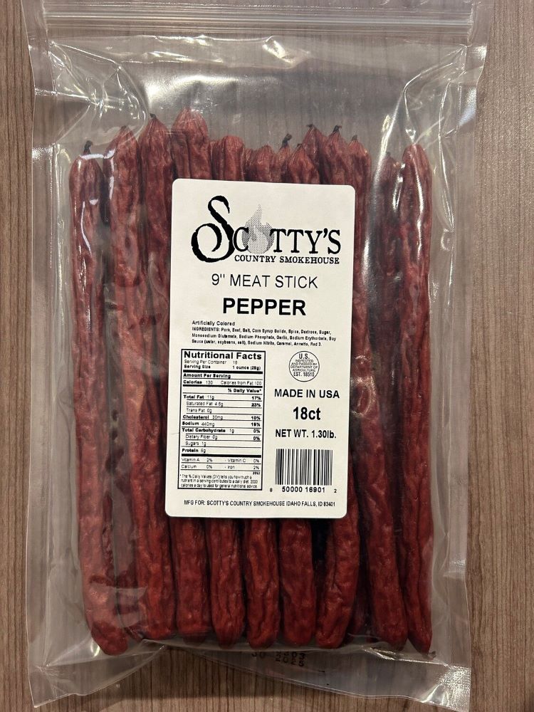 Scotty's Pepper Meat Sticks, 9-In