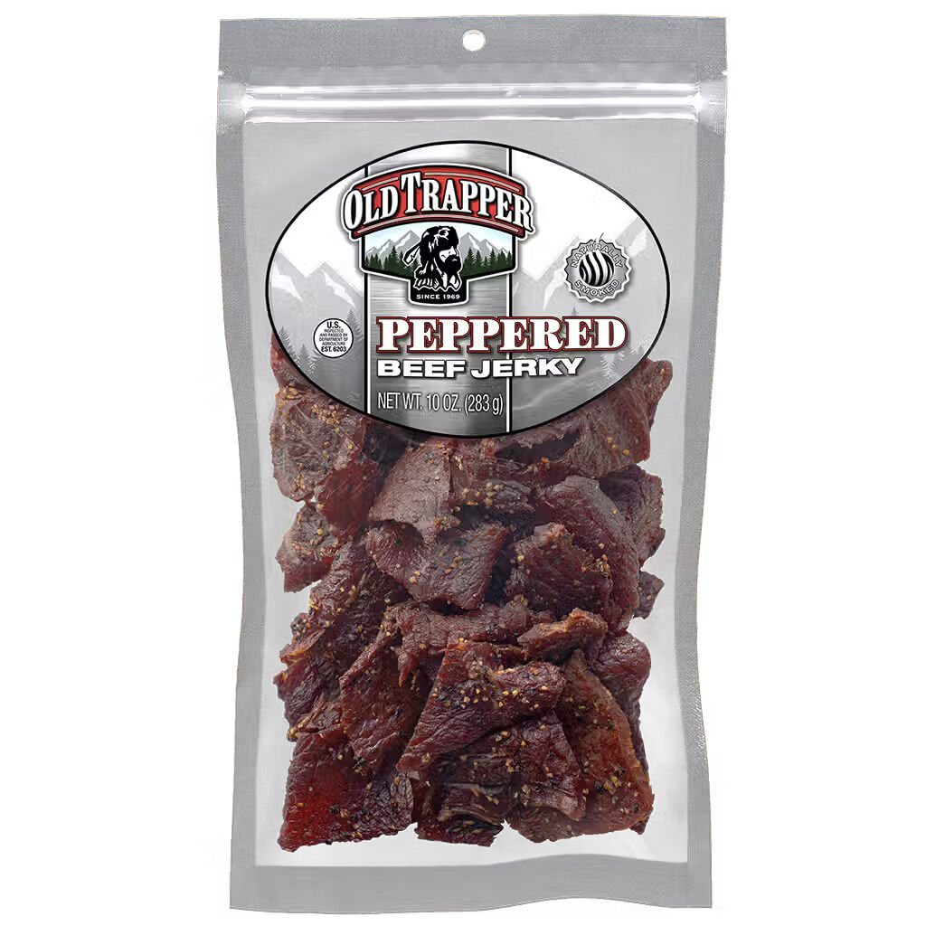 Old Trapper Peppered Beef Jerky, 10-Oz