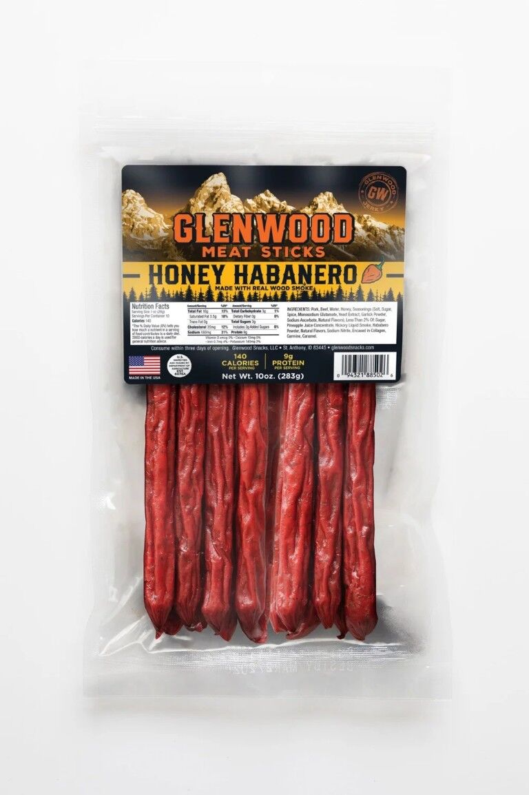 Glenwood Honey Habanero Meat Sticks, 1.5-Oz
