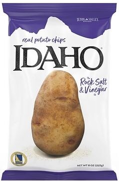 Idaho Real Potato Chips - Rock Salt & Vinegar, 7-Oz