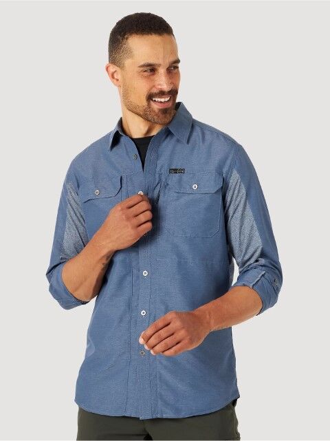 Wrangler Men's Wrangler ATG Mix Material Shirt