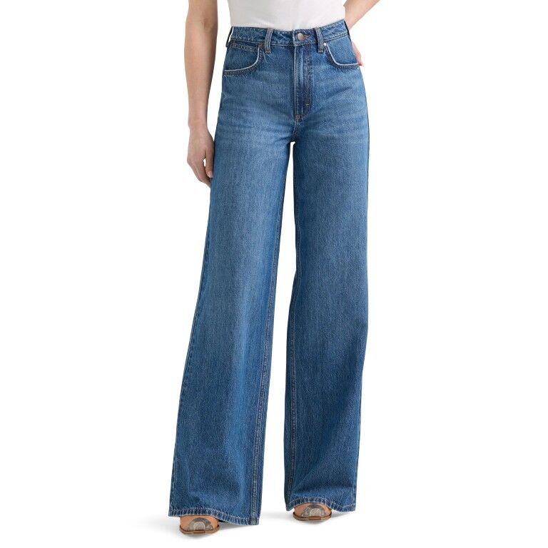 Wrangler Women's Retro Bailey High Rise Wide Leg Jean