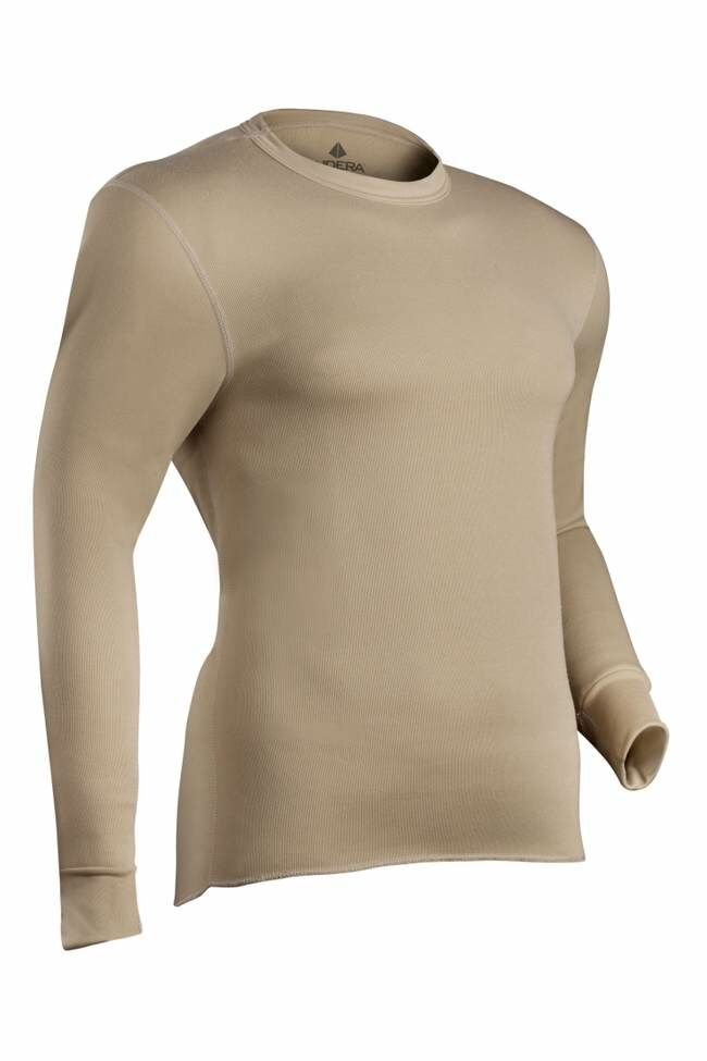 Indera Mills Men's Military Top in Tan
