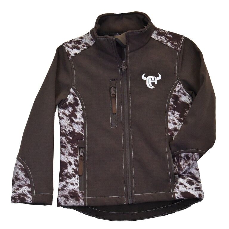 Cowboy Hardware Girl's Cowhide Polyshell Jacket