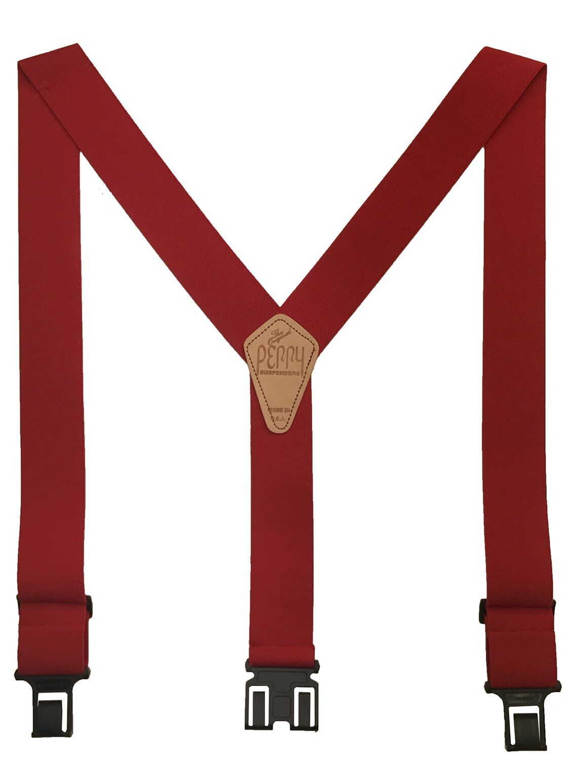 Perry Suspenders Men's Original Perry Suspenders in Red