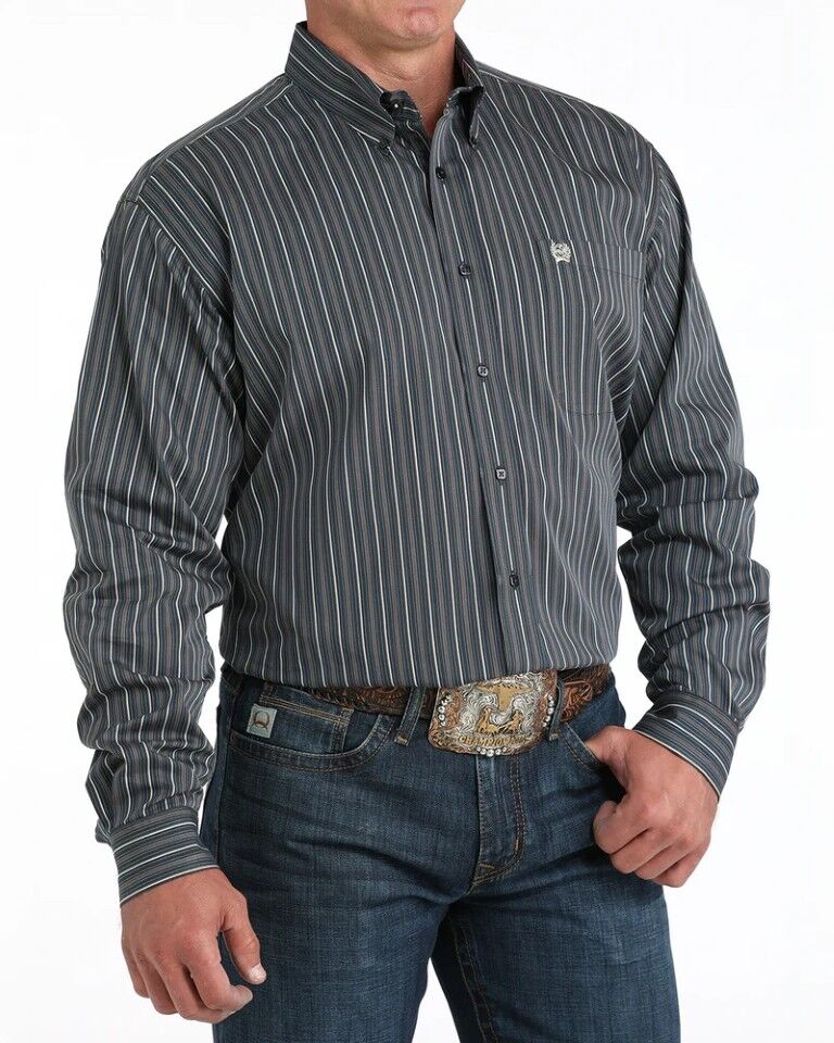 Cinch Men’s Classic Fit Long Sleeve Button Down Western Shirt