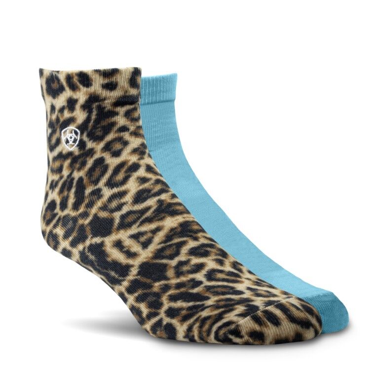 Ariat Women's Wild Thing Ankle Sock, 2-Pk