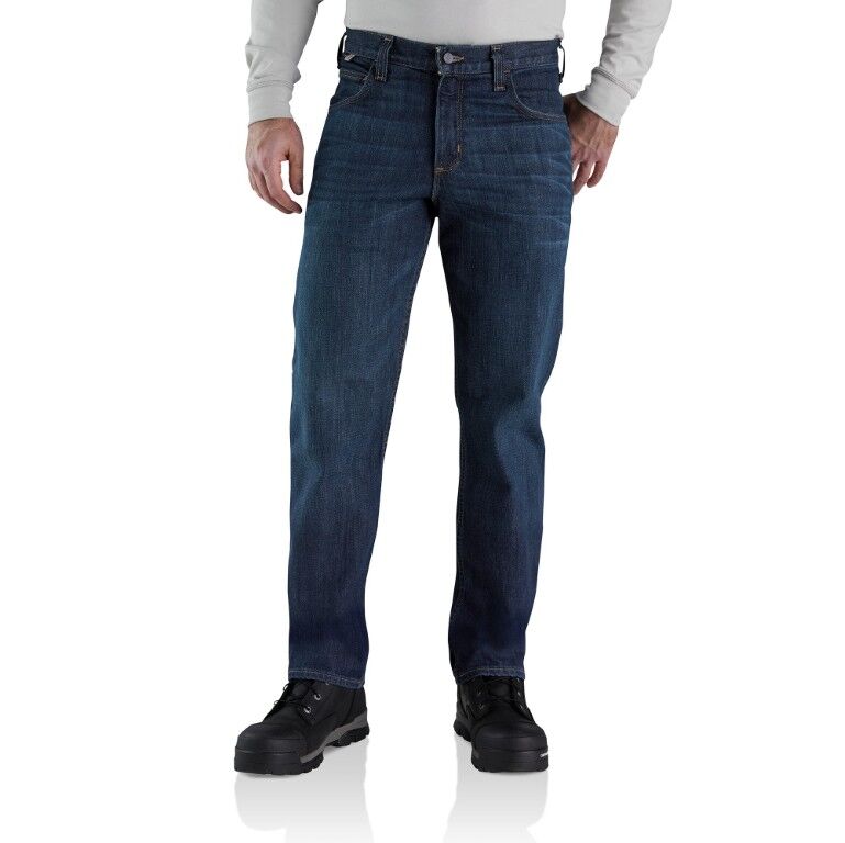Carhartt Men's Flame Resistant Rugged Flex Straight Fit 5-Pocket Jean
