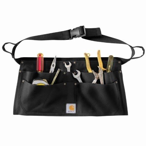Carhartt Men's Firm Duck Waist Apron in Black