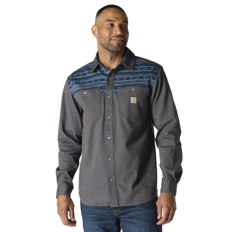 Carhartt Men's Montana Rugged Flex Relaxed Fit Corduroy Long Sleeve Shirt