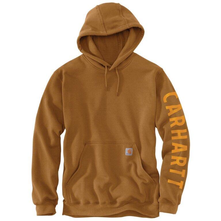 Carhartt Men's Rain Defender Loose Fit Midweight Logo Graphic Sweatshirt