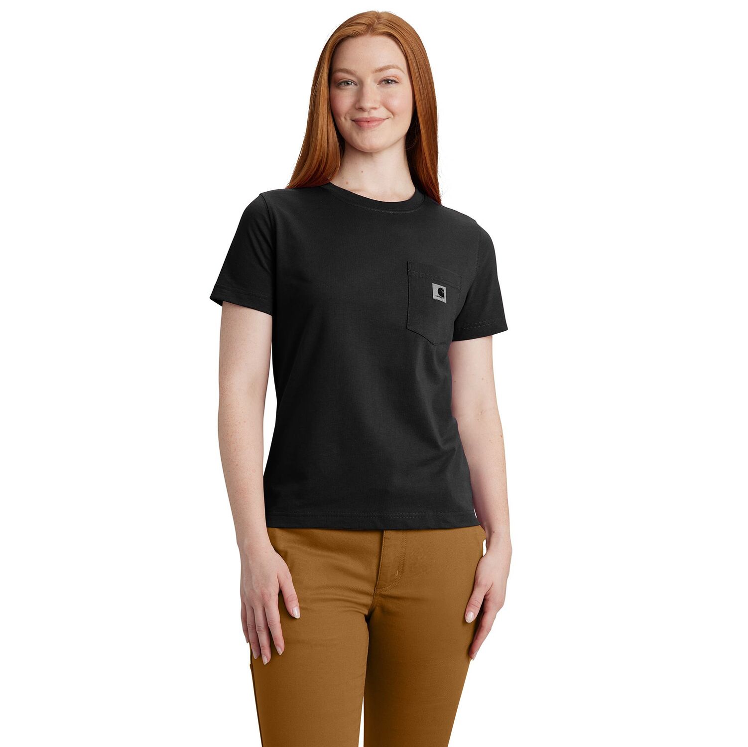 Carhartt Women's Relaxed Fit Lightweight Short Sleeve Pocket T-Shirt