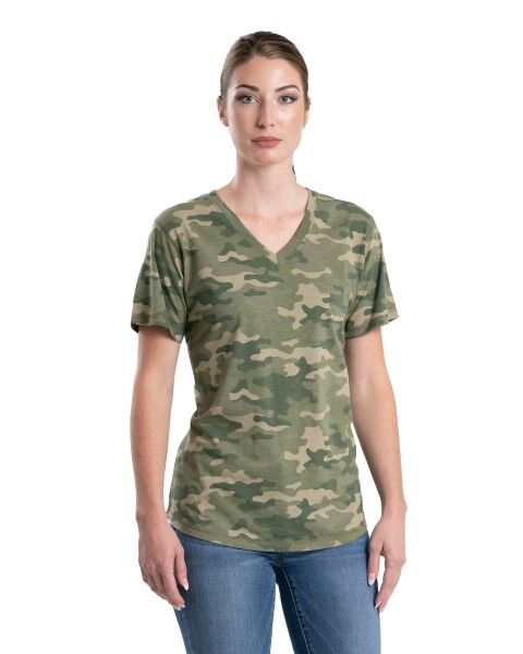 Berne Women's Performance V-Neck Short Sleeve T-Shirt