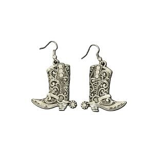 M & F Western Boot Shaped Earrings