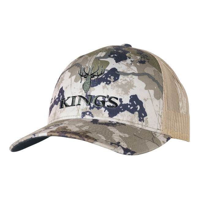 King's Camo Men's Richardson Camo Logo Snapback Cap