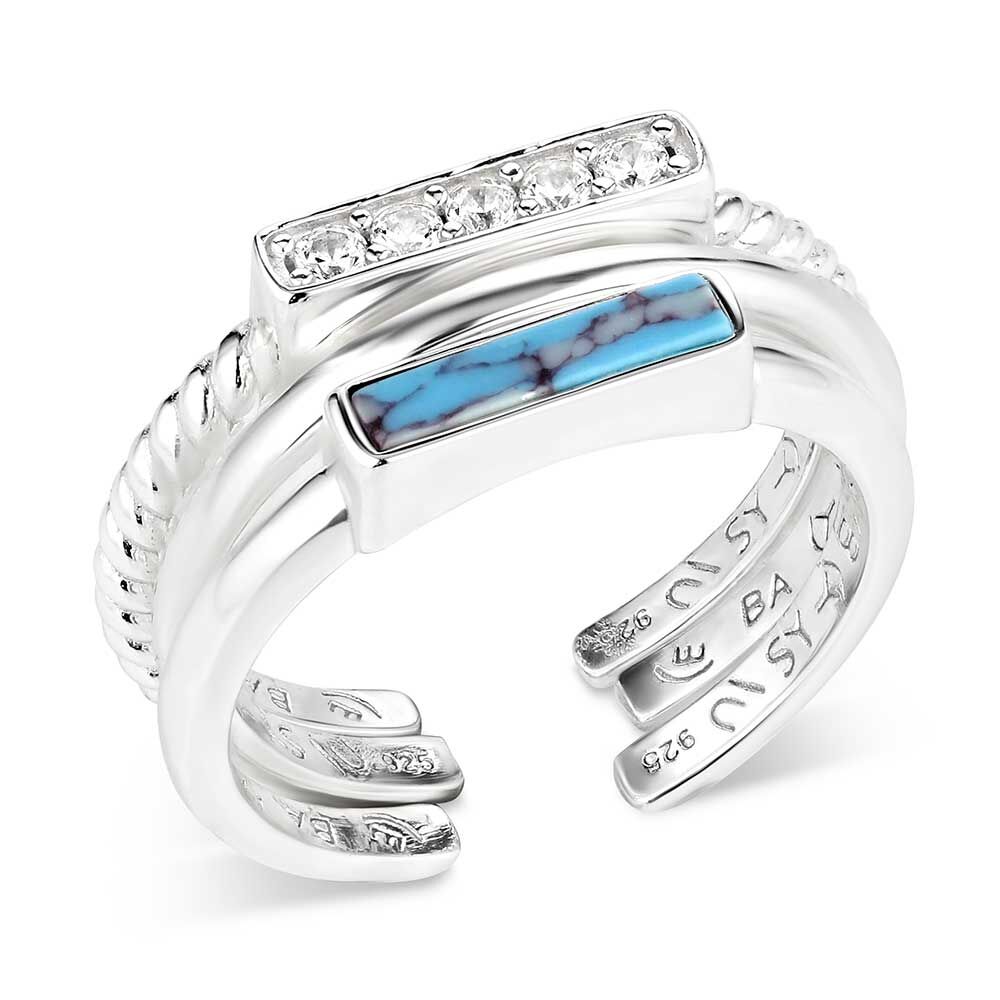 Montana Silversmiths Women's Triple Threat Stacked Ring Set