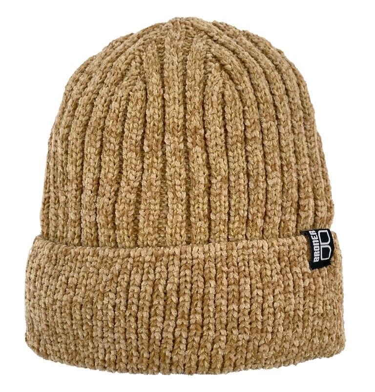 Broner Women's Tranquility Soft Chenille Knit Cuff Cap in Camel