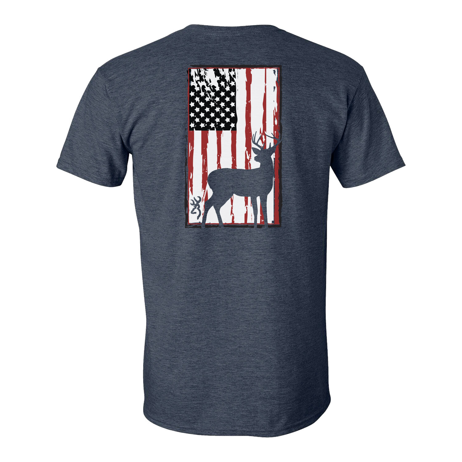 Browning Men's Deer Flag Short Sleeve Shirt