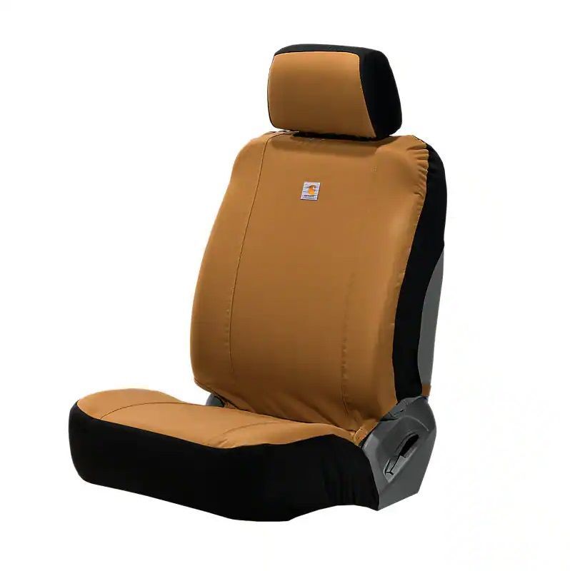 Carhartt Dark Brown Universal Fitted Nylon Duck Bucket Seat Cover