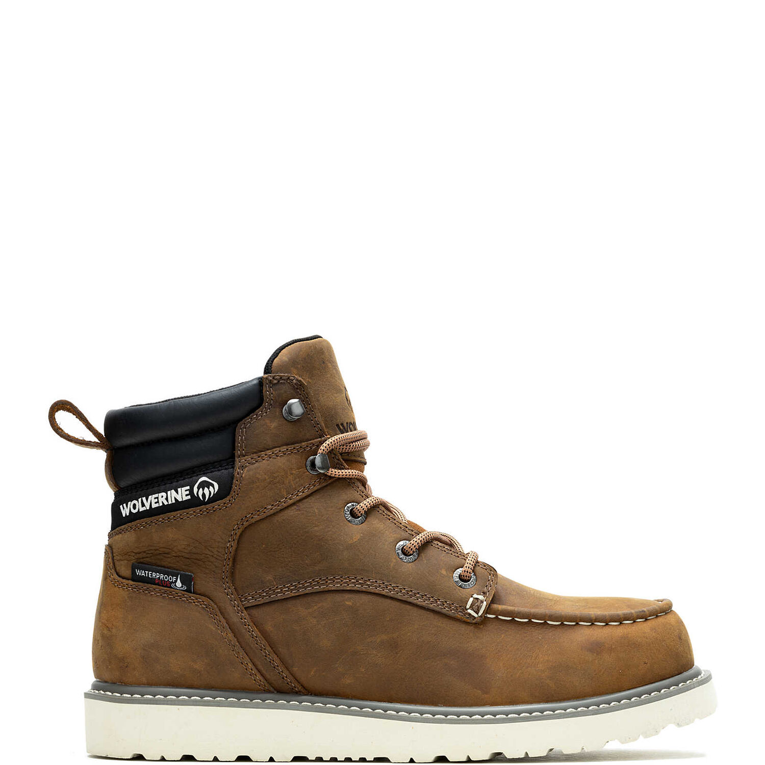 Wolverine Men's Trade Wedge 6-in Moc Toe Steel Toe Work Boot