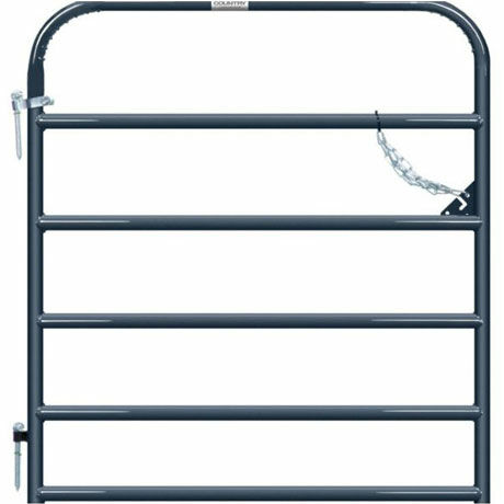 Behlen Country Gray The Heritage Round Corner Gate, 4-Ft x 50-In