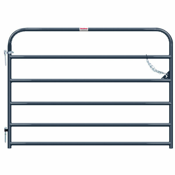 Behlen Country Gray The Heritage Round Corner Gate, 6-Ft x 50-In