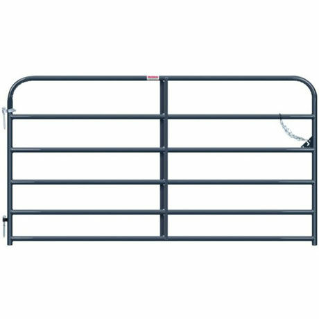 Behlen Country Gray The Heritage Round Corner Gate, 8-Ft x 50-In
